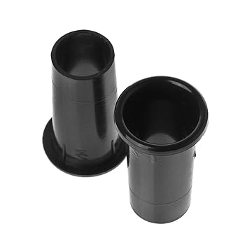 【中古】【未使用】Angwang スピーカーポートチューブバスリフレックスベント換気コネクター 2-3インチ 18x37mm サブウーファーウーファーボックス 2個