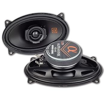 【中古】Alphasonik NS46 ニューロンシリーズ 4x6 (ペアで最大240ワット) スピーカーあたり最大120ワット 2ウェイ フルレンジ カーオーディオスピーカー｜AJIMURA-SHOP