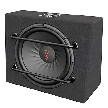 【中古】【未使用】JBL シングル12インチカーオーディオサブウーファー密閉エンクロージャ、ブラック
