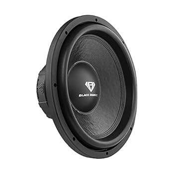 【中古】Black Diamond DIA-12S 12インチ カーサブウーファー 4オーム シングルボイスコイル 最大500ワット (スピーカー1台)