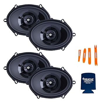 【中古】Memphis オーディオスピーカーバンドル:PRX57 Power Reference Series 5X7 同軸金棒引き 2組