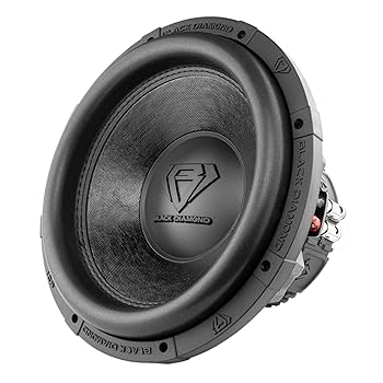 【中古】ブラックダイヤモンド DIA-T12.2D 12インチ カーオーディオサブウーファー アルミバスケット付き 2000ワット デュアルボイスコイル 2+2 DVC 2オ