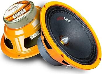 【中古】Audiobank AB8Proシリーズ 8インチ ミッドレンジ 同軸 ラウド 1200W スピーカー 4オーム 車 バン ATV オートバイ 競技用 1個｜AJIMURA-SHOP