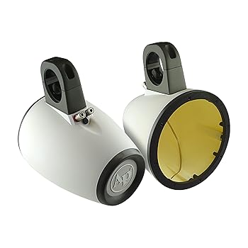 【中古】【未使用】Audiopipe APMP-601WETW 6インチ コンパクト 多目的 指向性ステレオスピーカーエンクロージャ カーオーディオ マリン UTV ATVサウンドシステム用