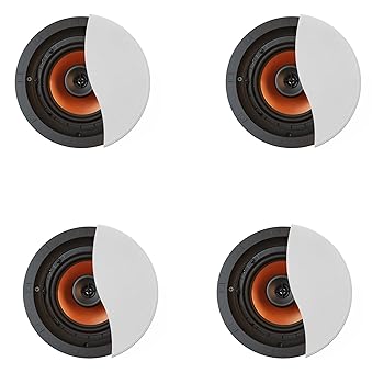 【中古】【未当てはめる】Klipsch 高性能CDT-3650-C II 上昇限度内スピーカー 4個風呂敷き包み カスタム打ち立てる用