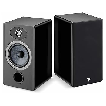 【中古】Focal Vestia No1 2ウェイブックシェルフラウドスピーカー 黒いこと完成 - 有りの実で売りわたす