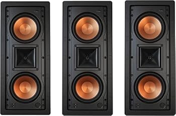 【中古】【未当て嵌める】Klipsch R-5502-W II 壁内左、真っただ中、右 (LCR) 壁内または上昇限度内金棒引き 3個容器に並べる