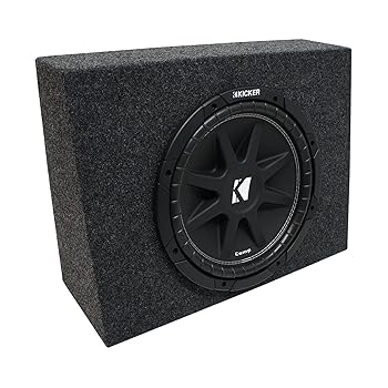 【中古】【未使用】KICKER 43C124-N バンドル ユニバーサル レギュラー スタンダード キャブ トラック コンプ C12 シングル 12インチ サブボックス エンクロージャ
