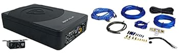 【中古】Rockville SS10P 10インチ 800W スリム アンダーシート アクティブパワー 車/トラック サブウーファー サブバンドル RWK81 8ゲージ コンプリート