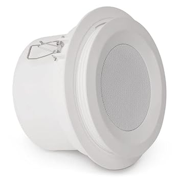 【中古】Pure Resonance Audio C5-DM-KIT 4インチ 70ボルト 天井スピーカー 乾式壁取り付けリング付き