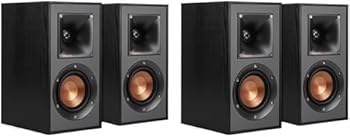 【中古】Klipsch 引き合い R-41M ブックシェルフスピーカー (2ありの実 - 金棒引き4個 黒いこと)