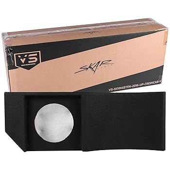 【中古】Skar Audio シングル10インチ ポート付きサブウーファーエンクロージャー 2016-2022 日産タイタン クルーキャブ トラックに対応｜AJIMURA-SHOP