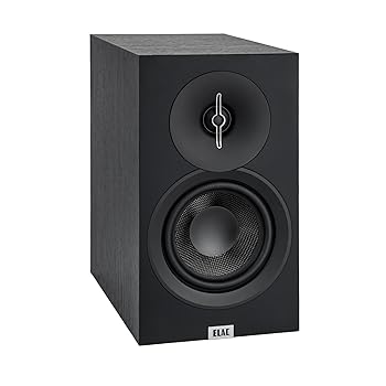 【中古】【未使用】Elac Debut 3.0 DB53-BK ブックシェルフスピーカー、アッシュブラック(ペア) - 1インチのアルミニウムドームツイーターと5.25インチのアラミドフ|AJIMURA-SHOP