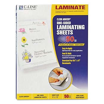 【中古】【未当て嵌める】コマンドラインインターフェース65004 - C-line Cleer Adheer Nonglare Laminating Film by C-Line