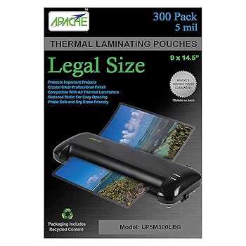 【中古】【未当て嵌める】Apache ラミネートポーチ 5圧砕機 ロバート・エドワード・リーガル大きさ 300個容器に並べる