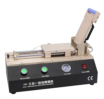 【中古】Huanyu TBK-765 自動小銃ラミネーター フィルムラミネート 3インチ1 OCAラミパッカー 偏光 スマホ取りつくろう物の具 御役目用