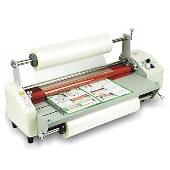 【中古】【未使用】CGOLDENWALL ラミネーター 業務用 ラミネート オフィス用 A2/A3/A4 はがき/名刺/段ボール 0.1~5mmフィルム厚さ 速度0.3-3m/分 連続作業可能 前進