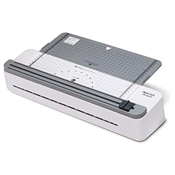 【中古】【未使用】Nuova 2 in one サーマルラミネーター/ペーパーカッター 最大幅13インチ クイックウォームアップ ホワイト/グレー