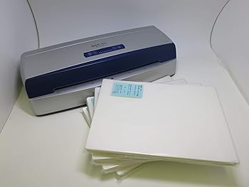 【中古】【未使用】株式会社 万雄 BAN-YU ラミネーターBY-7020(A3迄対応) 1台+ラミネートフィルム100ミクロンB4サイズ400枚 001906-4
