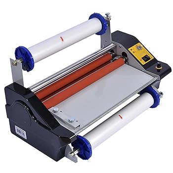 【中古】ラミネーター ホットコールドロールラミネーター 350mm 電熱ラミネート機 片面/両面 4本ローラー 無段変速 A3/A4用紙対応｜AJIMURA-SHOP