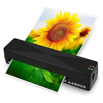 【中古】【未使用】ポータブルラミネーター、A4ラミネーターマシン、インジケータライト付き、2分の高速ウォームアップとワンボタンフィルム引き出し、115°C-145° 15,475円