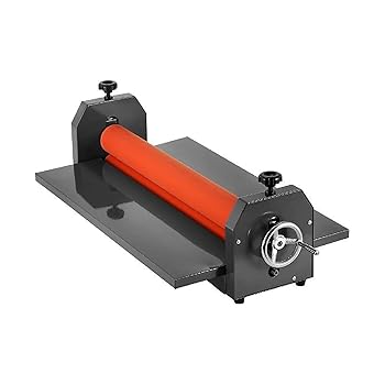 【中古】ラミネート機、手動折りたたみ式コールドラミネート機、ラミネート厚さ1.5CM、調整可能なホイール位置、電気不要、紙、文書、写真、メニューの保|AJIMURA-SHOP
