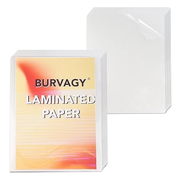 【中古】【未使用】BURVAGY サーマルラミネート用紙 ラミネーター用 丸角レターサイズ|AJIMURA-SHOP