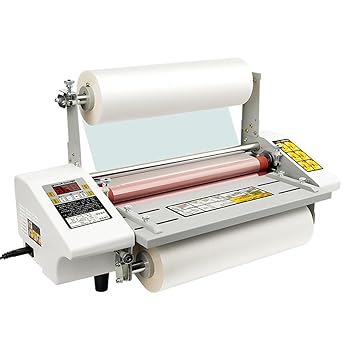 【中古】サーマルコールドロールラミネーター、500W片面および両面ラミネートマシン、4ローラーデジタルディスプレイ9スピードスピードラミネートマシン|AJIMURA-SHOP