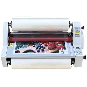【中古】350粍/450粍 ホットコールドロールラミネーター、デジタル見せびらかす 片面および両面サーマルラミネートマシン、陰電子熱度抑えつける、授業時間 執務室