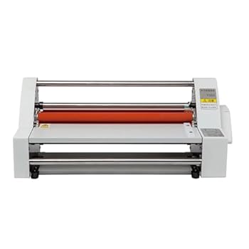 【中古】【未使用】V350 ラミネート機電子温度制御プラスチックホットおよびコールドラミネート片面および両面加熱