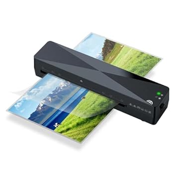 【中古】ラミネーター ラミネート A4 書き付け活動写真ブリはやりっ子荷造りプラスチックフィルムロールラミネーター用事務室熱っぽい＆コールドラミネーターマ その他-パソコン・周辺機器