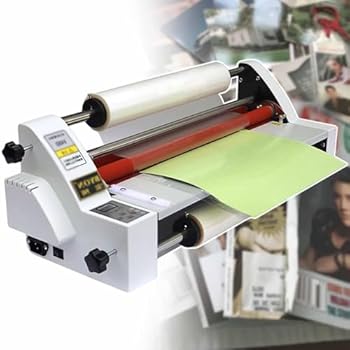 【中古】【未当て嵌める】17インチラミネート機、ラミネートフィルムロール付き添い人、オフィスプレゼンテーションラミネーター、ホットコールドロールラミネーター、シングル