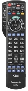 【中古】Panasonic CATV レコーダー 用 純正リモコン 対応機種：TZ-HDW600F,TZ-HDW600FK,TZ-HDW600J,TZ-HDW600JK,TZ-HDW600M,TZ-HDW600MK,TZ-HDW600P,TZ-