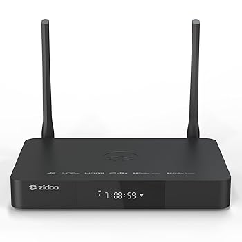【中古】【未使用】zidoo 8K HDRメディアプレーヤー 8K Android TVボックス Android 11 OS ヘキサコア 64ビットプロセッサー 6G+64G VS10画質エンジン HDR10+MKV ビ