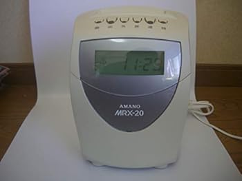 【中古】アマノ 電子タイムレコーダーMRX20 MRX20