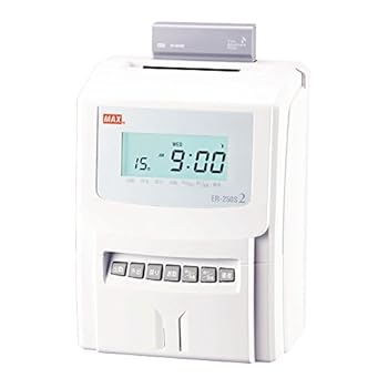 楽天市場】【中古】マックス タイムレコーダー 1日2回印字 電波時計