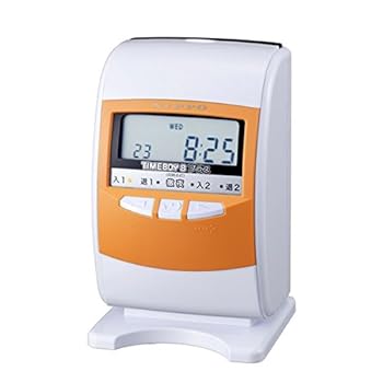 【中古】【未使用】ニッポータイムレコーダータイムボーイ8プラス オレンジ ds-1220234|AJIMURA-SHOP