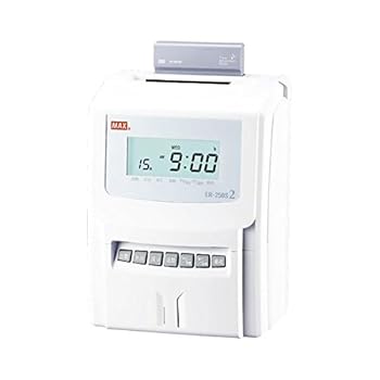 【中古】【未当て嵌める】マックス 陰電子出勤記録時計 ER-250S2 白いこと 1台 生きて行く備品 室内装飾 雑貨 文具 執務室備品 余分の物の文具 執務室備品 [並行輸入品]