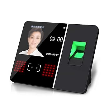 【中古】【未使用】タイムレコーダー 顔指紋の時間と出席無線ネットワークドパンチカード機械タッチスクリーンコントロール 勤怠 出退勤管理 パスワード 集計機能 (｜AJIMURA-SHOP