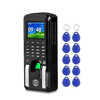 【中古】【未使用】オフィスエレクトロニクス製品 指紋認証アクセス制御TCP / IP生体認証出退勤システムマシン従業サインインレコーダー2.4インチ ビジネス用 (Colo