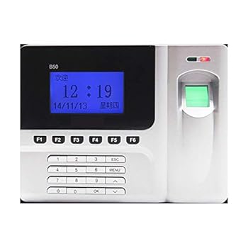 【中古】【未使用】勤怠管理時計 指紋出席マシンネットワーク通信USBタイムカードマシンを管理します 時間出席時計