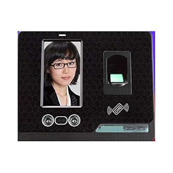 【中古】勤怠管理時計 フェイス指紋出席リモートアクセスコントロールマシンリモート管理モバイルAPPワイヤレスWI-FI 時間出席時計