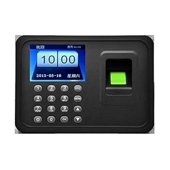 【中古】【未使用】勤怠管理時計 従業員のログインシステム指紋時間出席マシンタイム勤務登録パンチカードマシンへ 時間出席時計|AJIMURA-SHOP