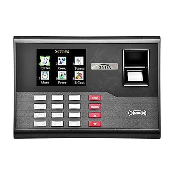 【中古】エンタープライズ出席マシン TCP IPバイオメトリックフィンガープリントタイム出席クロックレコーダー従業員デジタル電子英語読者機械 USB RFID