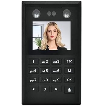 【中古】【未使用】出席2.8インチTFTフェイシャル・掌紋時間出席マシンインテリジェント認識 タイムレコーダーの従業員