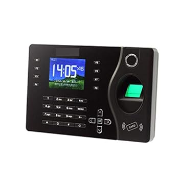 【中古】指紋時間出席ネットワークタイム出席マシンWAN微信機能中国語、英語版 タイムレコーダーの従業員