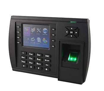 【中古】【未使用】ワイヤレスIDリーダオプションによるリアルタイムデータ伝送指紋時計 タイムレコーダーの従業員