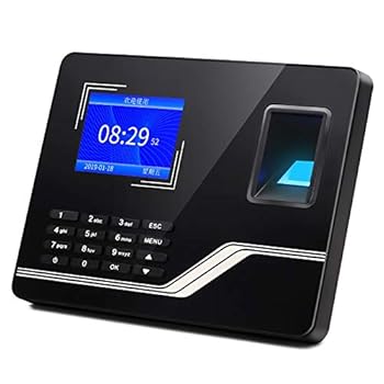 【中古】【未使用】タイムクロック多機能指紋出席マシンネットワーク輸出型指紋認証機 タイムレコーダーの従業員