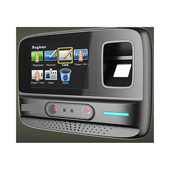 【中古】出席管理システムWI-FIワイヤレスフェイス指紋パスワードバイオメトリクス機器顔認識 タイムレコーダーの従業員