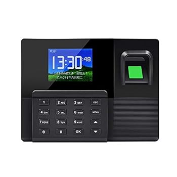 【中古】【未使用】内蔵のバックアップ電源指紋+ IDネットワークIP停電パンチカード中国語と英語の時間出席マシン タイムレコーダーの従業員